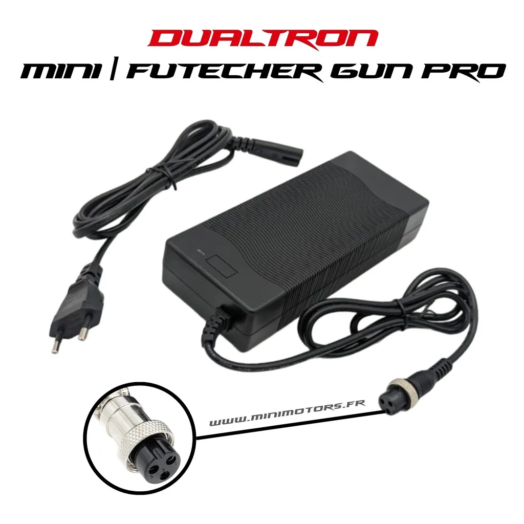 Chargeur Dualtron 58,1 V 2 Ah 3 broches femelle