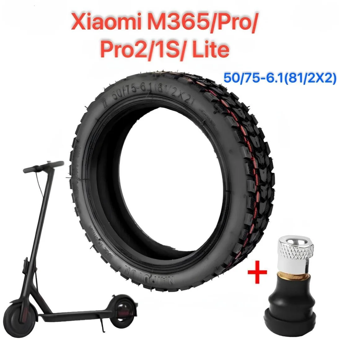 pneu tubeless 50/75 6.1